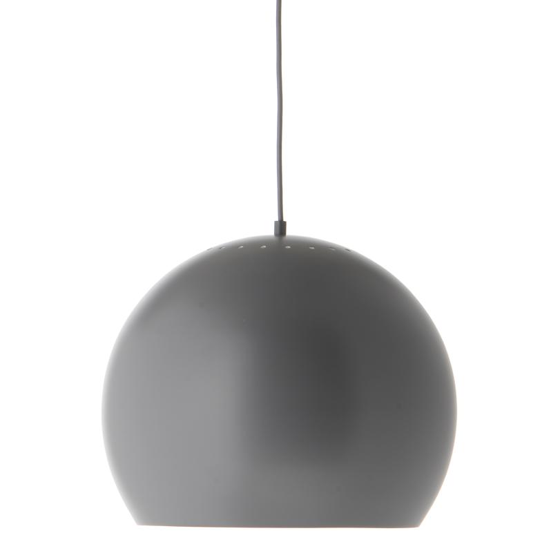 Ball függőlámpa, matt szürke, D40cm