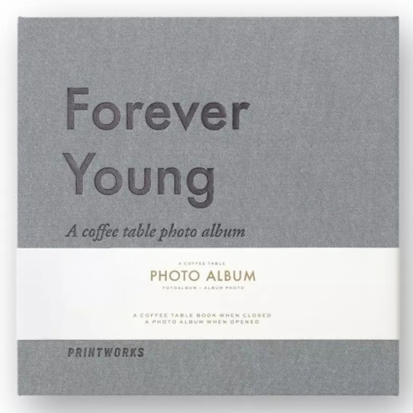 Printworks fotóalbum, Forever Young, szürke