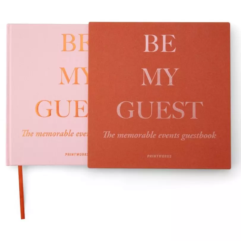 Printworks vendégkönyv, Rózsaszín/Narancssárga
