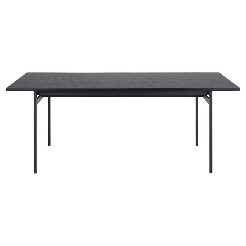 Angus étkezőasztal, fekete, 200cm