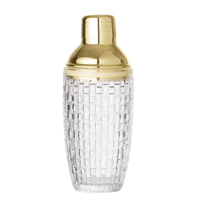 Shaker, üveg/arany