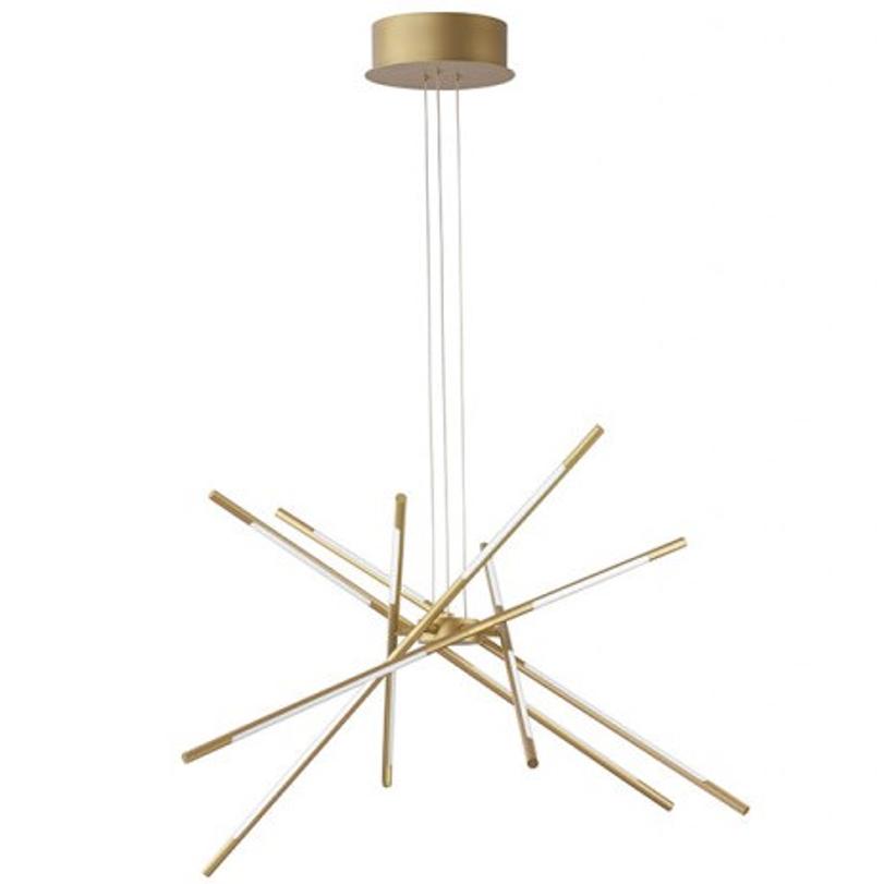 Raccio LED függőlámpa, arany