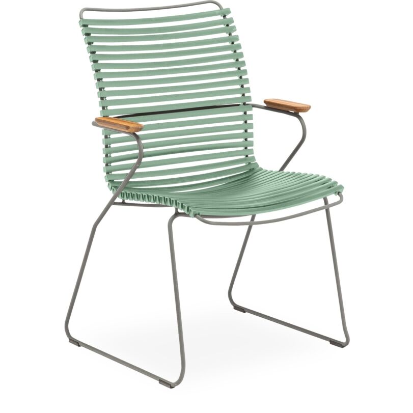 Click magas szék, világos zöld