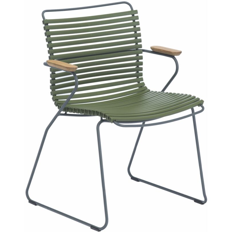 Click karfás szék, olivazöld