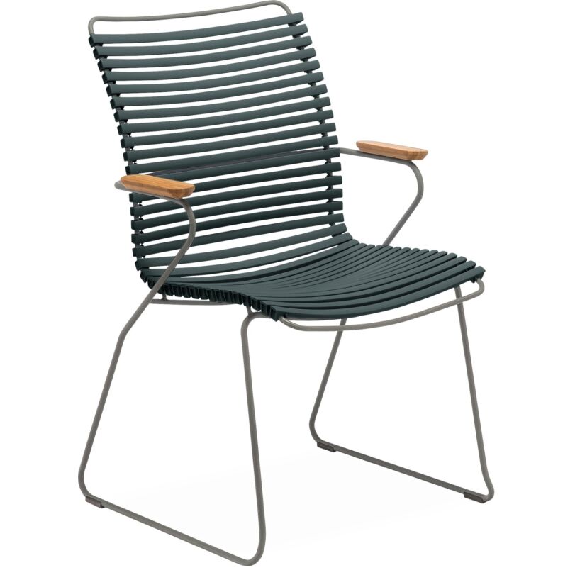 Click magas szék, sötétzöld