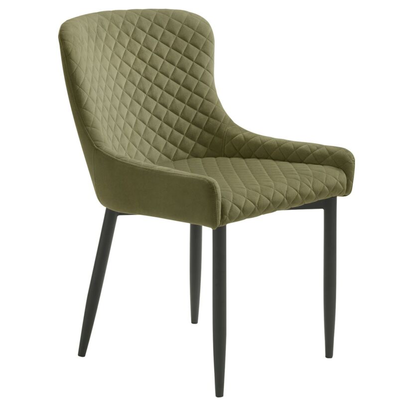 Ottowa szék, olivazöld bársony