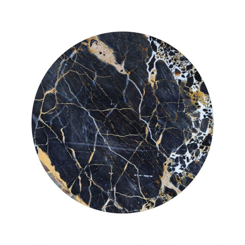 Black marble kép, D40cm