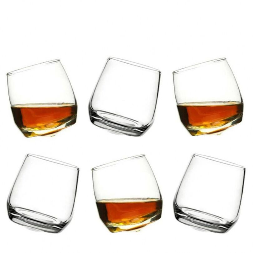 Bar whiskys pohár 6db-os szett, üveg