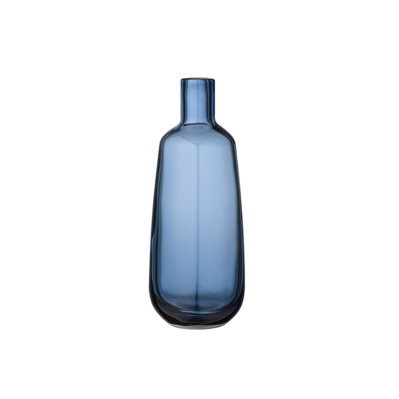 Kék üveg váza, kék üveg