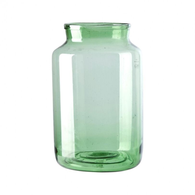 Odalys váza, zöld üveg