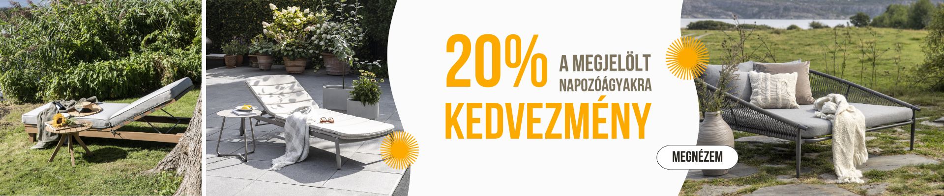 -20% discount on selected sunbeds